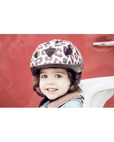 Pinky Cheetah - Polisport - Casque pour vélo enfant