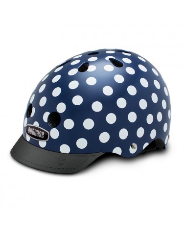 casque velo Street Navy Dots - NUTCASE